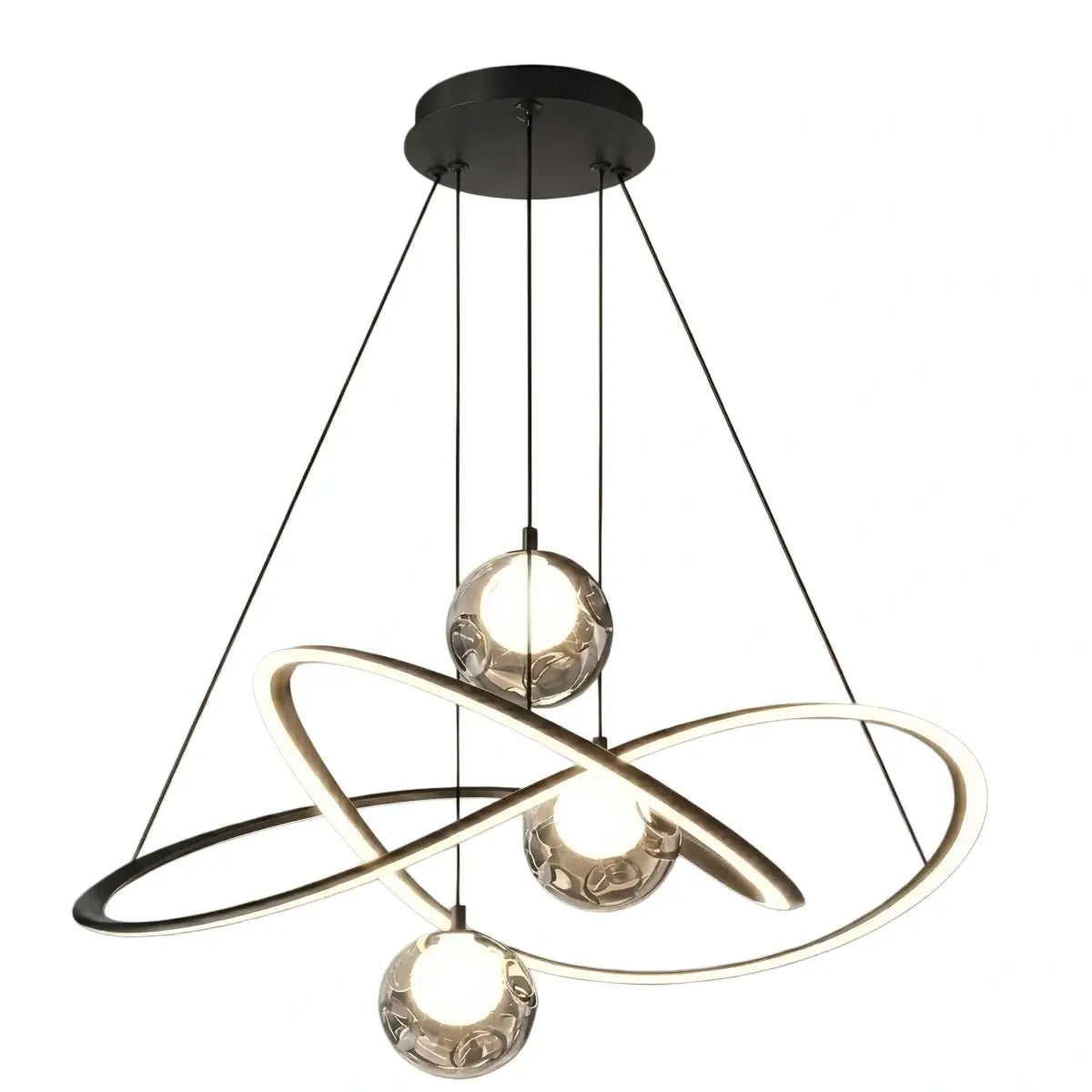 Lunara Minimalist Ring Chandelier